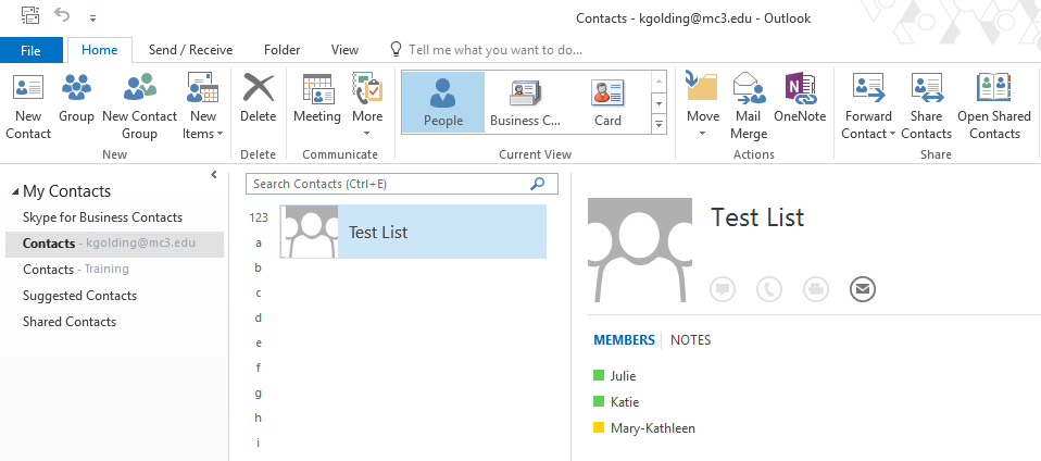 How To Share A Contact In Outlook Sharing Contacts or a Contact List in Outlook (Email)
